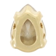 Conjunto cristal Aurora A4320 Gota 8x6 mm - Dorado - Rubí x1