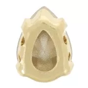 Conjunto cristal Aurora A4320 Gota 8x6 mm - Dorado - Rubí x1