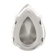 Cristal engastado Aurora A4320 Gota 8x6 mm - Rodio - Rubí x1