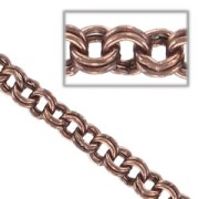 Cadena  3 mm cobre antiguo x1m|raw }}