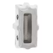 Cristal engastado Aurora A4500 Baguette 10x5 mm - Rodio - Aguamarina x1