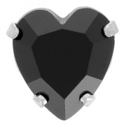 Cristal engastado Aurora Heart A4831 Antique Heart 11x10 mm - Rodio - Azabache x1|raw }}