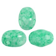 Cuentas de vidrio Samos® by Puca® 7x5 mm - Verde Lechoso Turquesa x10g|raw }}