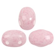 Cuentas de vidrio Samos® by Puca® 7x5 mm - Rosa claro lechoso x10g