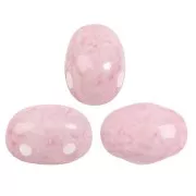 Cuentas de vidrio Samos® by Puca® 7x5 mm - Rosa claro lechoso x10g