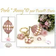 Cuentas de vidrio Samos® by Puca® 7x5 mm - Rosa claro lechoso x10g