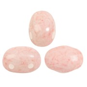 Cuentas de vidrio Samos® de Puca® 7x5 mm - Milky Peach x10g|raw }}