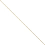 Cadena de eslabones Forçat alternado Fancy (1x1) 1,3 mm Gold Filled x50cm|raw }}