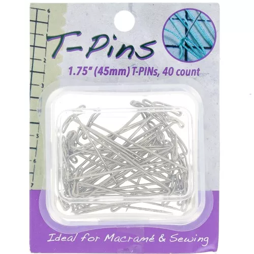 Caja de clavijas en T para micromacramé 45 mm x40