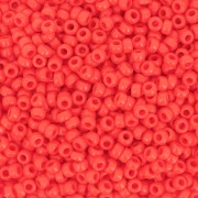 Cuentas Rocalla Miyuki 11/0 407 - Rojo bermellón opaco x 100 g