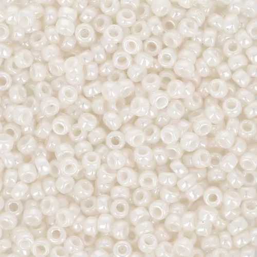 Rocalla Miyuki 11/0 592 - Marfil antiguo, perla de Ceilán x 100 g