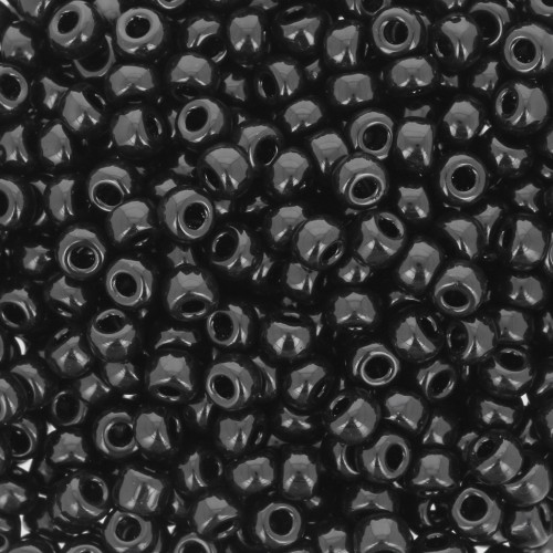 Cuentas Rocalla Miyuki 08/0 401 - Negro x 100 g