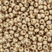 Cuentas Rocalla Miyuki Duracoat 8/0 4204 - Champagne galvanizado x 100 g