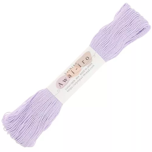 Hilo de bordar para la técnica japonesa Sashiko - Olympus - Lavanda pastel x40m