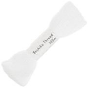 Hilo de bordar japonés Sashiko - Olympus - Blanco x100m