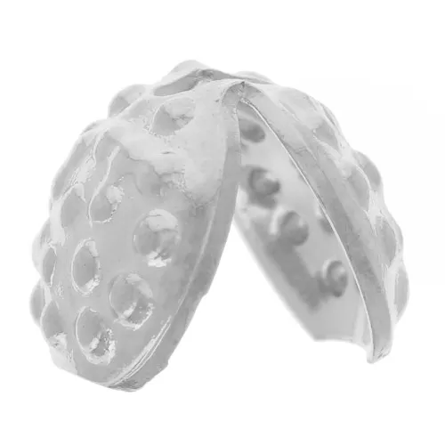 Tapanudos 7 mm plateado x4