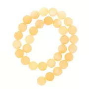 Cuenta redonda 12 mm - Calcita amarilla x38cm