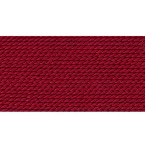 Hilo de seda de 0,70 mm - Granate x2m