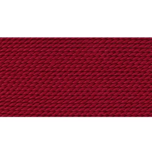 Hilo de seda de 0,70 mm - Granate x2m