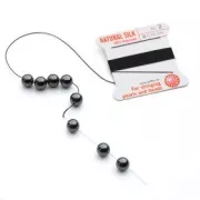 Hilo de seda de 0,70 mm - Granate x2m