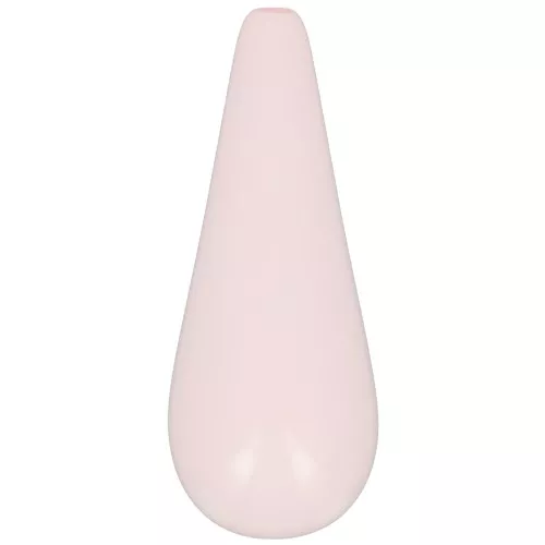 Cuenta de resina pera 40x16 mm - Rosa pastel x1