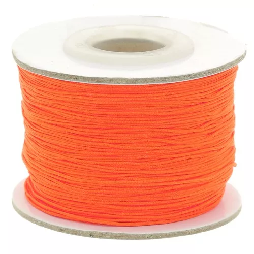 Hilo de jade - Hilo de nilon trenzado de 0,5 mm - Naranja x150m