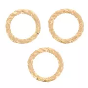 Anillos diamantados cerrados 5x0,8 mm - Gold filled x10