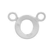 Separador Letra Alfabeto 6x9 mm - O - Plata 925 x1