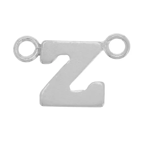 Separador Letra Alfabeto 6x10 mm - Z - Plata 925 x1