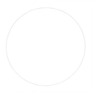 Círculo de metal desnudo para colgante atrapasueños y pantalla 45 cm - Blanco x1|raw }}