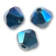 Toupies en cristal PureCrystal 3 mm Crystal Metallic Blue 2X x50