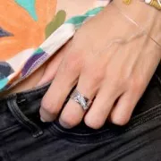 Anillo martillado ancho ajustable y anillo abierto - S.53 a 58 Acero inoxidable 316L