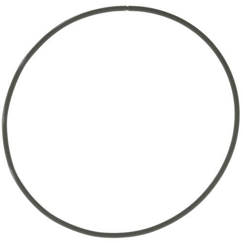 Pulsera reasa 62 mm acero inoxidable 304L Acero Inoxidable 304L Negro x1