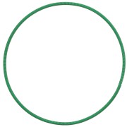 Pulsera reasa 62 mm acero inoxidable 304Lacero inoxidable 304L Esmeralda|raw }}