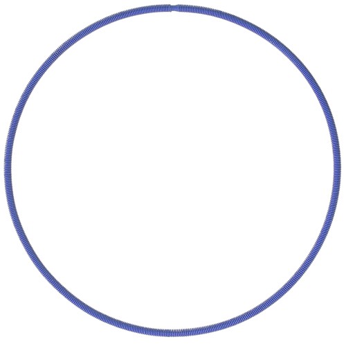 Pulsera reasa 62 mm acero inoxidable 304L Acero inoxidable 304L Azul eléctrico