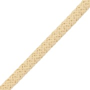 Cordón de poliéster trenzado de 5 mm - Beige x1m