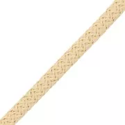 Cordón de poliéster trenzado de 5 mm - Beige x1m