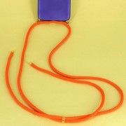 Cordón de poliéster trenzado de 5 mm - Salmón x1m