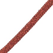 Cordón de poliéster trenzado e hilo metálico de 5 mm - Cobre x1m