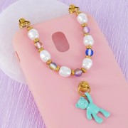 Remaches con anilla 9x8 mm para carcasa de teléfono móvil - Acero inoxidable 304 Dorado x2