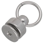 Remaches con anilla de 9 x 8 mm para carcasa de teléfono móvil - Acero inoxidable 304L x2