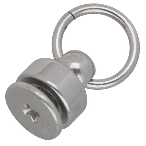 Remaches con anilla de 9 x 8 mm para carcasa de teléfono móvil - Acero inoxidable 304L x2