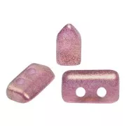 Cuentas de cristal Piros® by Puca® 2x5 mm - Halo Light Rose x10g
