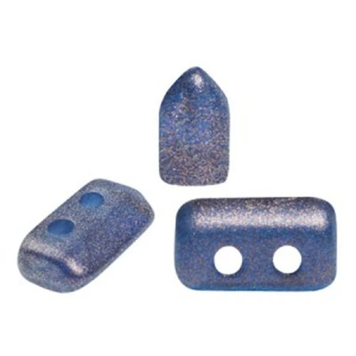 Cuentas de vidrio Piros® by Puca® 2x5 mm - Halo Azul Real x10g