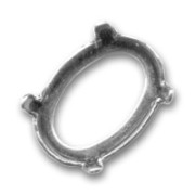 Engaste PureCrystal 4120 ovalado 18x13 mm plateado antiguo|raw }}