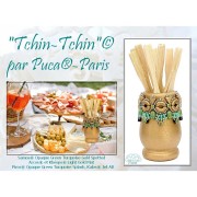 Cuentas de vidrio Samos® by Puca® 7x5 mm - Op Verde Turquesa Rojo Terracota x10g