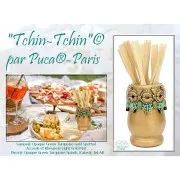 Cuentas de vidrio Samos® by Puca® 7x5 mm - Op Verde Turquesa Rojo Terracota x10g