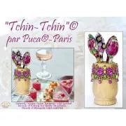 Cuentas de vidrio Samos® by Puca® 7x5 mm - Op Verde Turquesa Rojo Terracota x10g