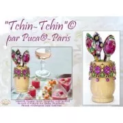 Cuentas de vidrio Samos® by Puca® 7x5 mm - Verde Turquesa Opaco Rembrandt x10g