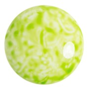 Cabujón redondo de vidrio de Puca® 25 mm - Citrino lechoso x1|raw }}